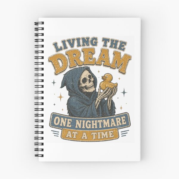 Item preview, Living The Dream One Nightmare At A Time Grim Reaper Rubber Duck designed and sold by Region.