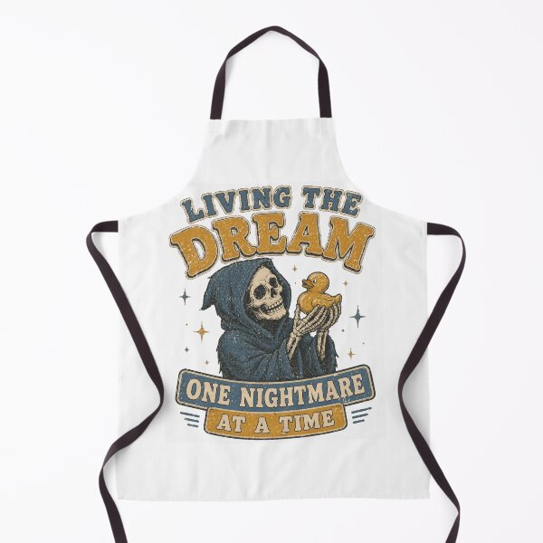 Item preview, Living The Dream One Nightmare At A Time Grim Reaper Rubber Duck designed and sold by Region.