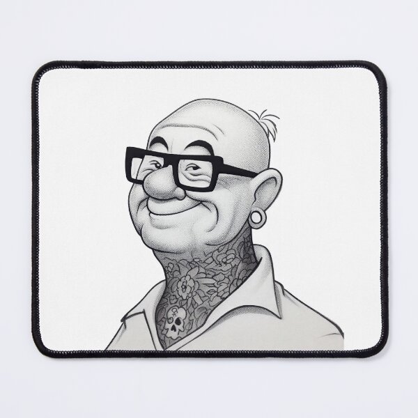 Item preview, The Tattooed Gent #2 designed and sold by DroneWorks Creative.