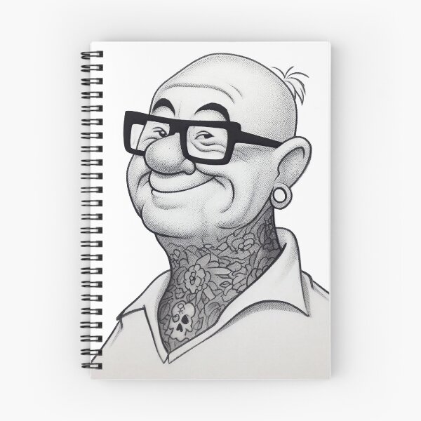 Item preview, The Tattooed Gent #2 designed and sold by DroneWorks Creative.