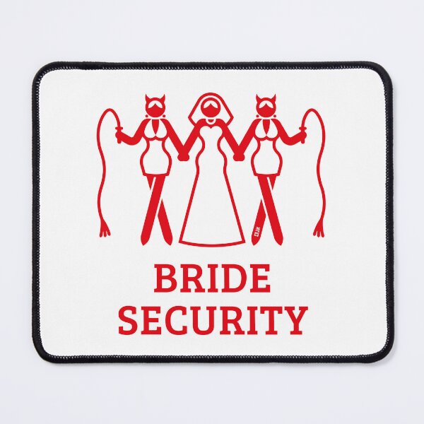 Item preview, Bride Security (Bachelorette Party / Hen Night / Whip / Red) designed and sold by MrFaulbaum.