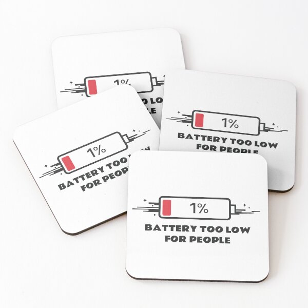 Item preview, Battery Too Low For People Shirt designed and sold by DesignTeamHub.