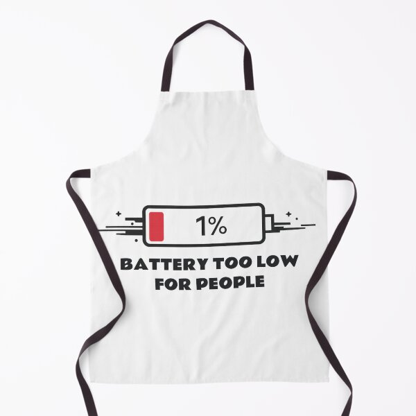 Item preview, Battery Too Low For People Shirt designed and sold by DesignTeamHub.