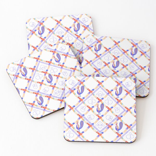 Item preview, Whimsical Lattice Bird Pattern designed and sold by VirtuallyCreativ .