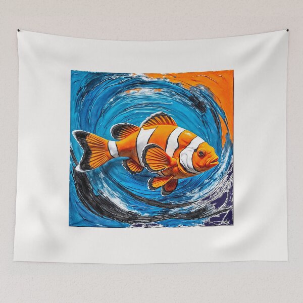 Item preview, Amphiprion Ocellaris: A Vibrant Celebration of Ocean Beauty and Color #2 designed and sold by Helios Be. Lavsh.