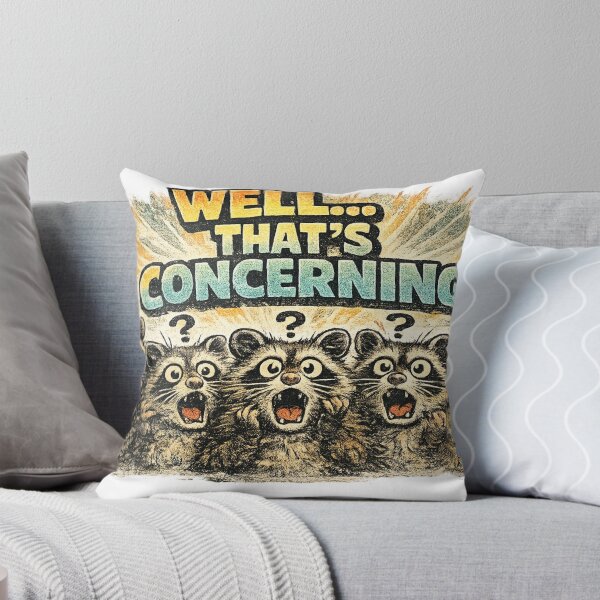 Item preview, Well Thats Concerning Funny Screaming Possum Meme Sticker designed and sold by irfanshikh.