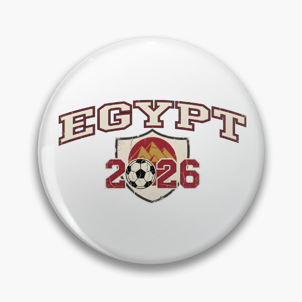 Item preview, Egypt 2026 World Soccer Retro Crest designed and sold by Saq2000.