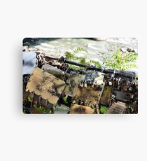 Padlock Art Canvas Print