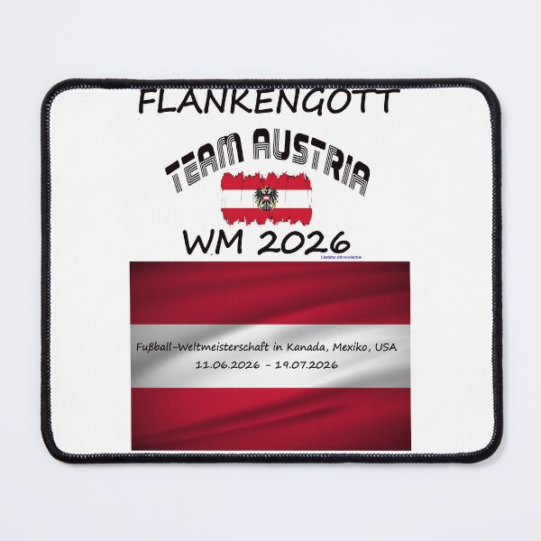 Item preview, Austria Österreich Fan T‑Shirt WM 2026 outfit designed and sold by cabevo.