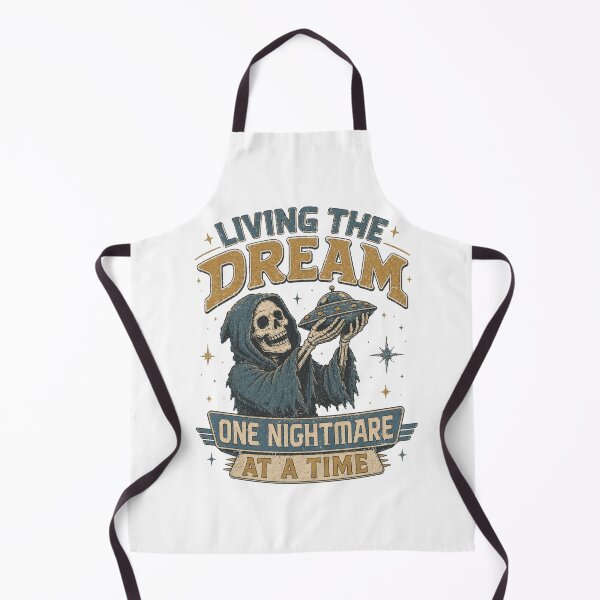 Item preview, Living The Dream One Nightmare At A Time Grim Reaper UFO designed and sold by Region.