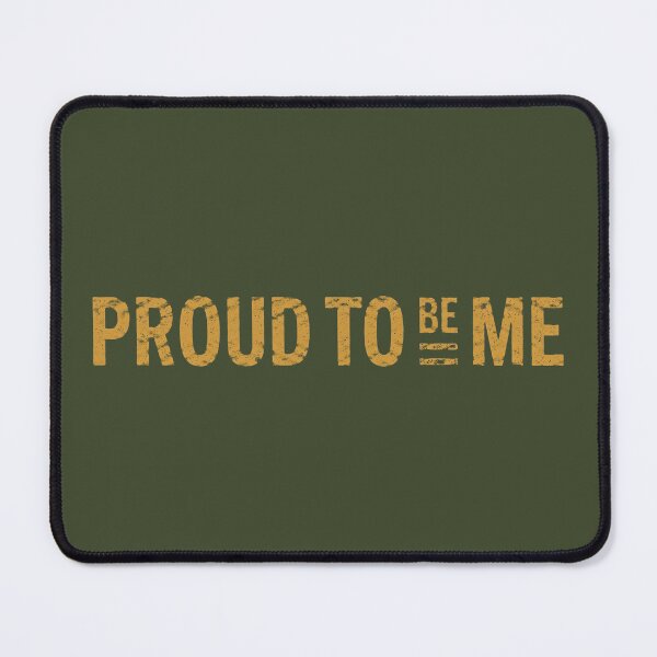 Item preview, [TEXT ONLY] No.10: Proud To Be Me - Vintage Inspirational Self Love Typography designed and sold by NO BEAVER NO PUNK.