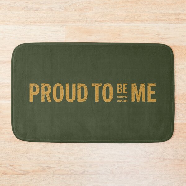 Item preview, [TEXT ONLY] No.10: Proud To Be Me - Vintage Inspirational Self Love Typography designed and sold by NO BEAVER NO PUNK.