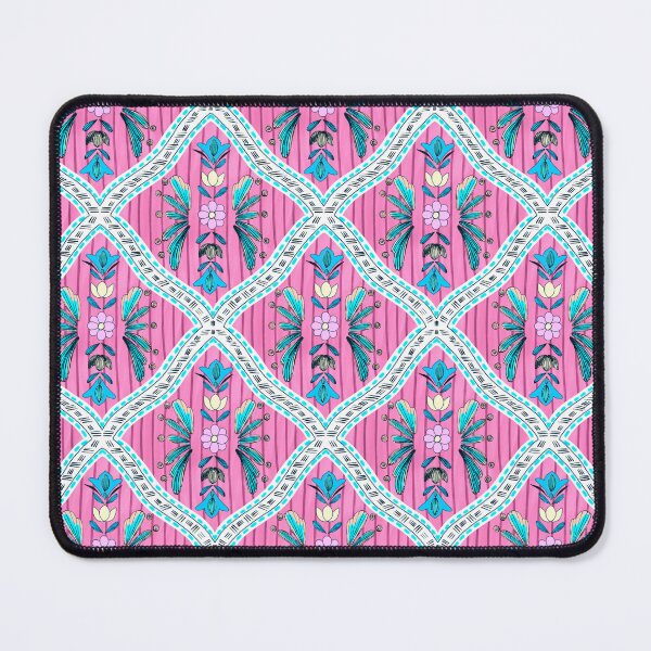 Item preview, Ornamental Boho Tile Pattern in Coral and Pink designed and sold by VirtuallyCreativ .