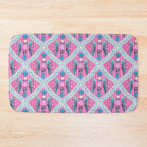 Item preview, Ornamental Boho Tile Pattern in Coral and Pink designed and sold by VirtuallyCreativ .