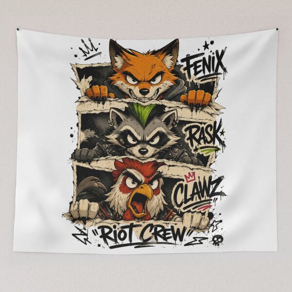 Item preview, Riot Crew designed and sold by KyniraaCo.