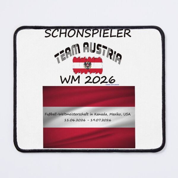 Item preview, Austria Österreich Fan T‑Shirt WM 2026 outfit designed and sold by cabevo.