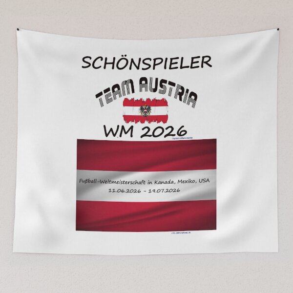 Item preview, Austria Österreich Fan T‑Shirt WM 2026 outfit designed and sold by cabevo.