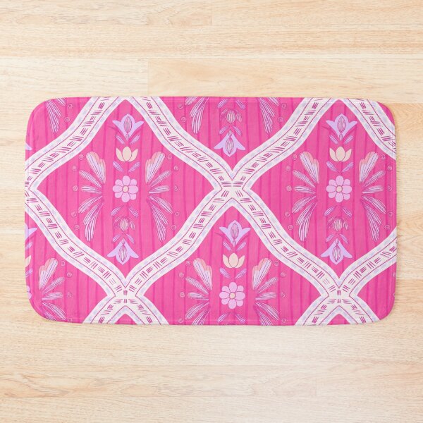 Item preview, Ornamental Boho Tile Pattern in Coral and Pink designed and sold by VirtuallyCreativ .