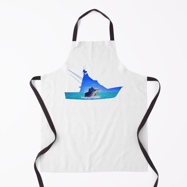 Item preview, Marlin with fishing boat designed and sold by Seyahshop.