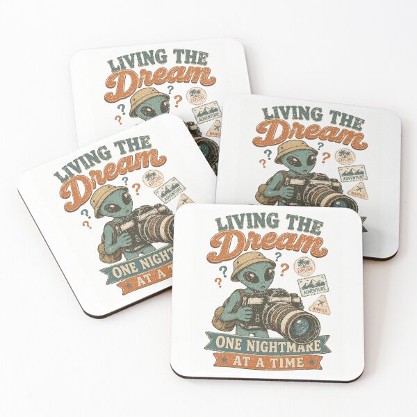 Item preview, Living The Dream One Nightmare At A Time Alien Photographer designed and sold by Region.