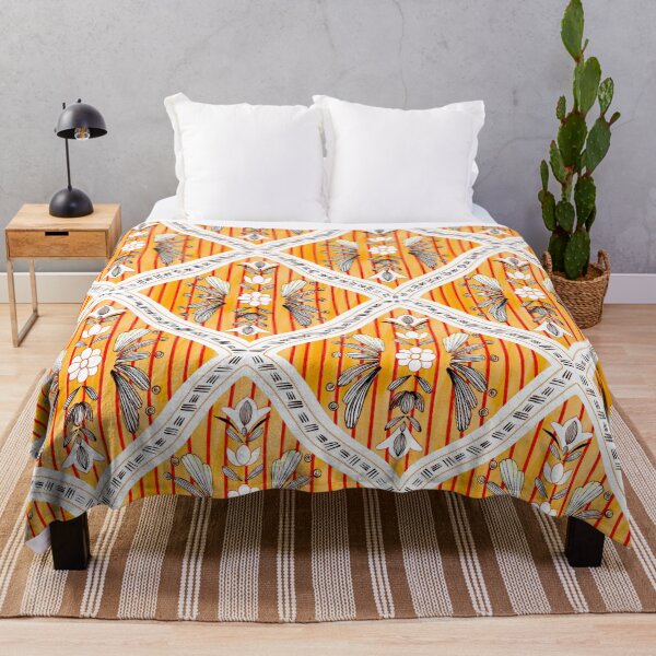 Item preview, Ornamental Boho Tile Pattern in Gold and Sunshine designed and sold by VirtuallyCreativ .