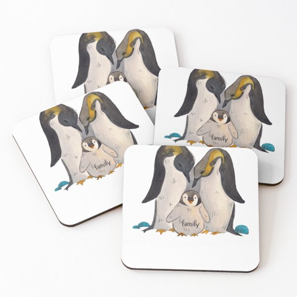 Item preview, Penguin Family Watercolor Shirt | Emperor Penguin Family Tee | Gift for New Mom designed and sold by SOLIORA  ATELIER.