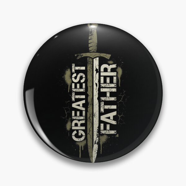 Item preview, Greatest Father Distressed Sword Tactical Father's Day Pride designed and sold by TeNovaStudio.