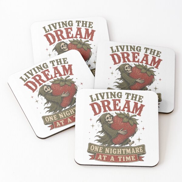 Item preview, Living The Dream One Nightmare At A Time Grim Reaper Strawberry designed and sold by Region.
