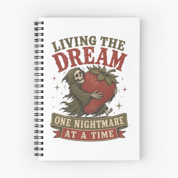 Item preview, Living The Dream One Nightmare At A Time Grim Reaper Strawberry designed and sold by Region.