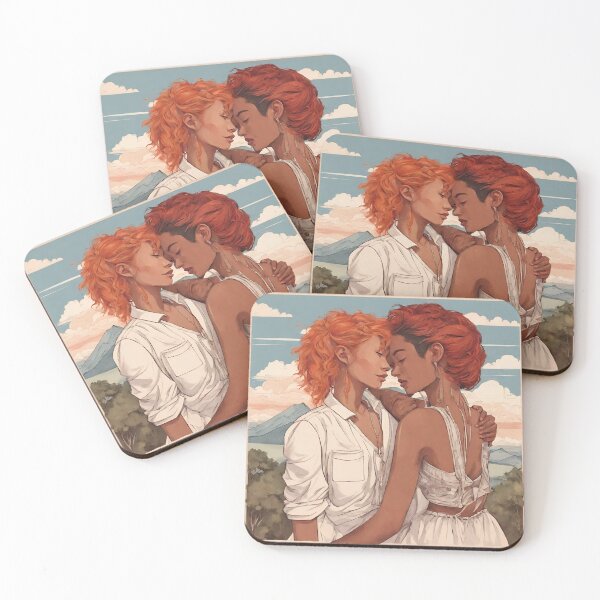 Item preview, Cozy Couple Love Illustration Design designed and sold by MMV2612.