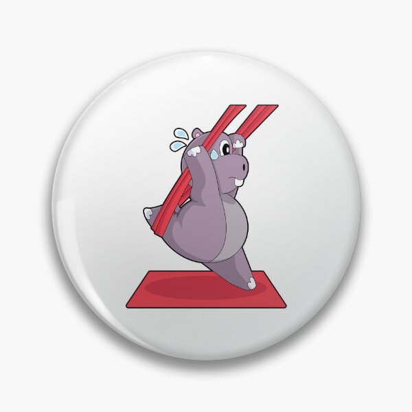 Item preview, Hippo Yoga Fitness Gymnastics designed and sold by Snabdesign84.