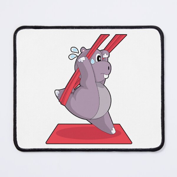 Item preview, Hippo Yoga Fitness Gymnastics designed and sold by Snabdesign84.