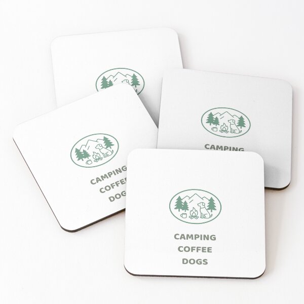Item preview, Camping  Coffee Lover with Dog – Outdoor Adventure Design designed and sold by gluxdesing.