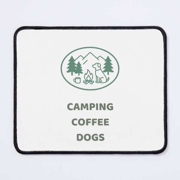 Item preview, Camping  Coffee Lover with Dog – Outdoor Adventure Design designed and sold by gluxdesing.