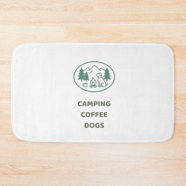 Item preview, Camping  Coffee Lover with Dog – Outdoor Adventure Design designed and sold by gluxdesing.