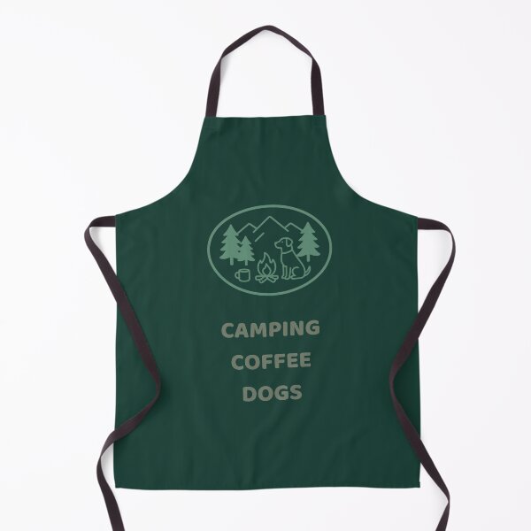 Item preview, Camping Coffee Lover with Dog – Outdoor Adventure Design designed and sold by gluxdesing.