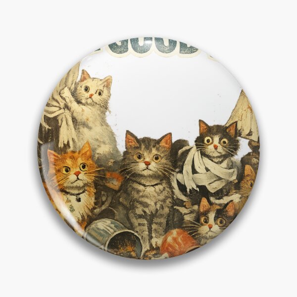 Item preview, It Seemed Like A Good Idea Funny Chaos Cats Meme Sticker designed and sold by irfanshikh.