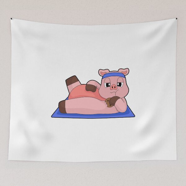 Item preview, Pig Yoga Fitness Gymnastics designed and sold by Snabdesign84.