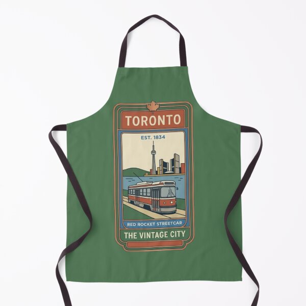 Item preview, Toronto Red Rocket Vintage Design | Retro Streetcar & CN Tower Travel Poster designed and sold by Travel Souvenirs 30.