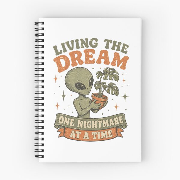 Item preview, Living The Dream One Nightmare At A Time Alien Plant Parent designed and sold by Region.