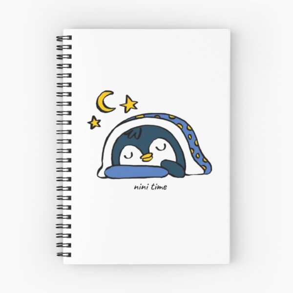 Item preview, Nini Time Penguin Sleeping Shirt | Kawaii Bedtime Tee | Gift for Sleep Lover Women designed and sold by SOLIORA  ATELIER.