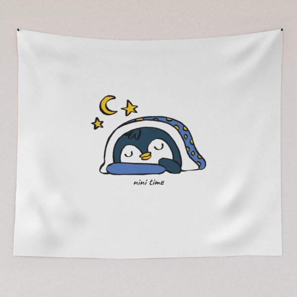 Item preview, Nini Time Penguin Sleeping Shirt | Kawaii Bedtime Tee | Gift for Sleep Lover Women designed and sold by SOLIORA  ATELIER.