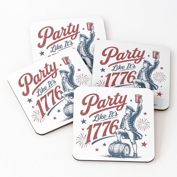 Item preview, Party Like It's 1776 Funny 4th of July America Independence Day Design  designed and sold by Thread&Fable.