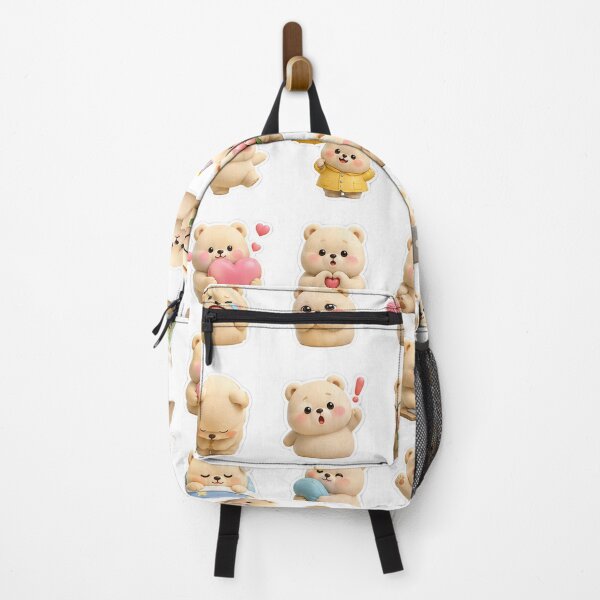 Item preview, Cute Chubby 3D Bear Sticker Pack | AI Generated Kawaii Art designed and sold by martin-i13.