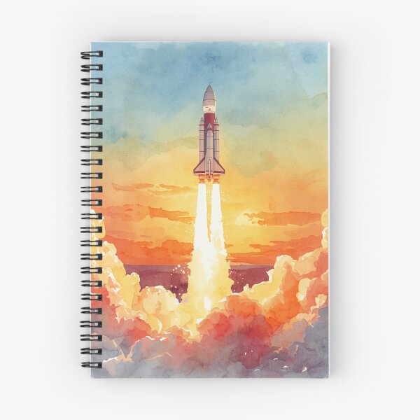 Item preview, Rocket Launch at Sunrise designed and sold by TKHdesigns.