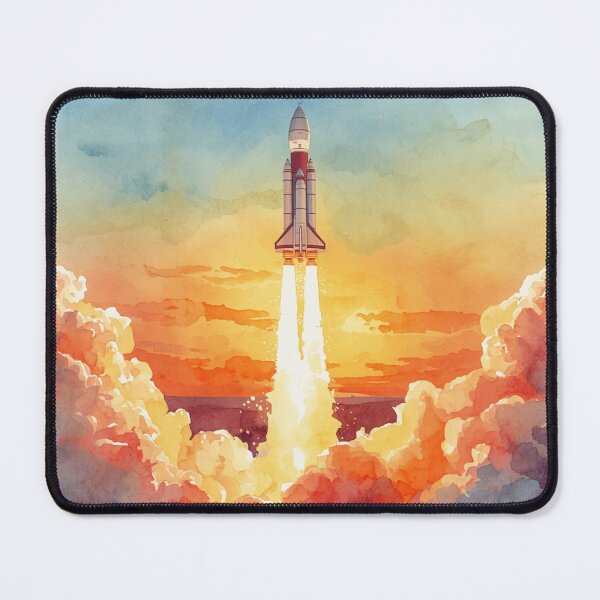 Item preview, Rocket Launch at Sunrise designed and sold by TKHdesigns.