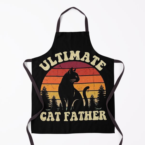 Item preview, Ultimate Cat Father Retro Sunset Vintage Father's Day designed and sold by TeNovaStudio.