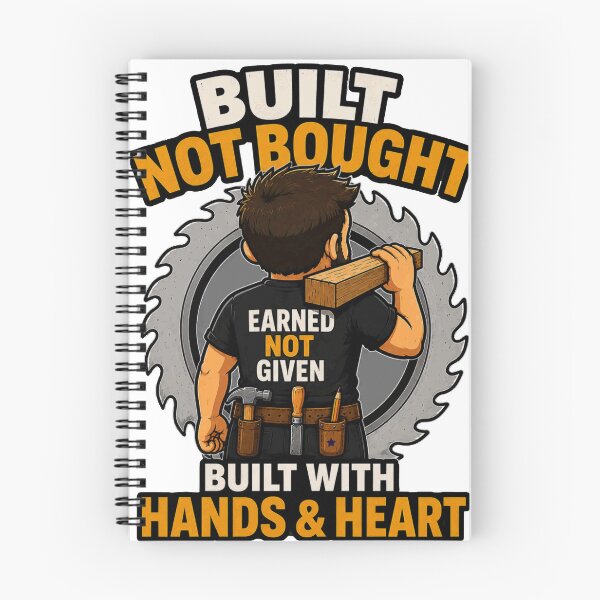 Item preview, Built Not Bought Woodworking Dad Shirt designed and sold by PINK FREE.