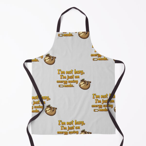 Item preview, I'm Not Lazy, I'm Just on Energy Saving Mode - Funny Sloth Quote Sticker designed and sold by arifali786.