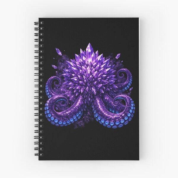 Item preview, Crystal Kraken — Amethyst Octopus Tentacles Dark Fantasy Art designed and sold by ArtoryWorks.